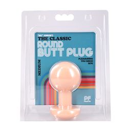 Doc johnson The Classic - Round Butt Plug - Medium - Cream (782421003074)