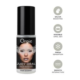 Orgie Juicy Oral - Speekselversterkende Mondspray - 0,5 fl oz / 15 ml (5600767388110)