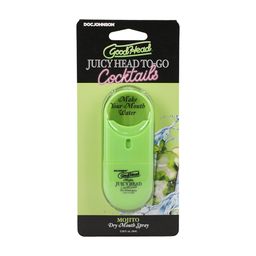 Doc johnson Juicy Head - Cocktails - Dry Mouth Spray To-Go - Mojito - 0.3 fl oz / 9 ml (782421098797)