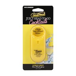 Doc johnson Juicy Head - Cocktails - Dry Mouth Spray To-Go - Lemon Drop - 0.3 fl oz / 9 ml (782421098759)