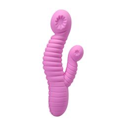Doc johnson Into The C - Seapuss - Warming Rippled Rabbit Vibrator - Purple (782421101978)
