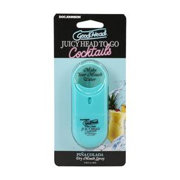 Doc johnson Juicy Head - Cocktails - Dry Mouth Spray To-Go - Pina Colada - 0.3 fl oz / 9 ml (782421098780)