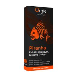 Orgie Piranha - Power Cream Voor Hem - 0,5 fl oz / 15 ml (5600767388127)