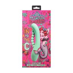 Doc johnson Into The C - Kakui Me - Warming Beaded Rabbit Vibrator - Kelp Green (782421101985)