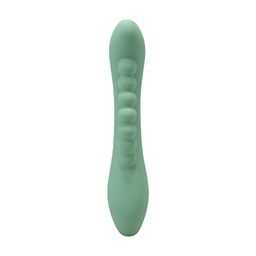 Doc johnson Into The C - Kakui Me - Warming Beaded Rabbit Vibrator - Kelp Green (782421101985)