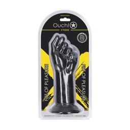 Ouch! by shots Fist of Pleasure - Fist Dildo - 21 cm - Black (8714273017369)