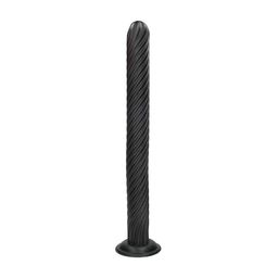 Ouch! by shots Titan Twist - Anal Plug - 48 cm - Black (8714273017390)