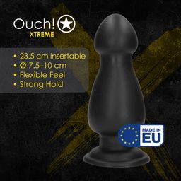 Ouch! by shots Overdrive - Anal Plug - 23,5 cm - Black (8714273017444)