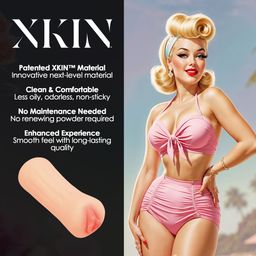Xkin by shots Pinup Dolls - Sun Kissed Beach Babe Molly Blowtide - TPE Kleine Masturbator - 127g - Vlees (8714273028624)