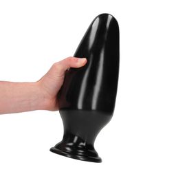 Ouch! by shots Mega X - Anal Plug - 29 cm - Black (8714273017482)