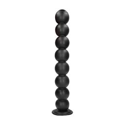 Ouch! by shots Balls of Lust - Anal Plug - 55 cm - Black (8714273017383)