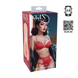 Xkin by shots Pinup Dolls - Greaser Girl Misty Muffburner - TPE Medium Masturbator - 204g - Vlees (8714273028754)