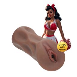 Xkin by shots Pinup Dolls - Cheerleader Cutie Cherry Splitz - TPE Grote Masturbator - 321g - Bruin (8714273028860)