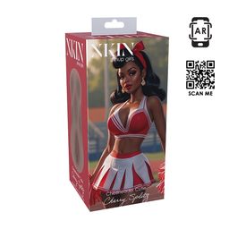 Xkin by shots Pinup Dolls - Cheerleader Cutie Cherry Splitz - TPE Grote Masturbator - 321g - Bruin (8714273028860)