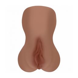 Xkin by shots Raw - Velvet Vice - TPE Grote Masturbator - 335g - Bruin (8714273028891)