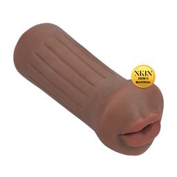 Xkin by shots Raw - The Grip - TPE Kleine Masturbator - 137g - Bruin (8714273028709)