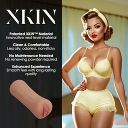 Xkin by shots Pinup Dolls - Slumber Party Slut Bettie Blowkiss - TPE Kleine Masturbator - 127g - Tan (8714273028631)