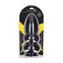 Ouch! by shots Ultra Collosus - Anal Plug - 33 cm - Black (8714273017475)