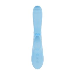 Vive by shots Andria - G-Spot Vibrerende en Tik Clit Stimulator met LED - Blauw (8714273030047)