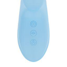 Vive by shots Andria - G-Spot Vibrerende en Tik Clit Stimulator met LED - Blauw (8714273030047)