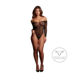 Le désir by shots Matilda - Lace Body - One Size - Black (8714273020925)