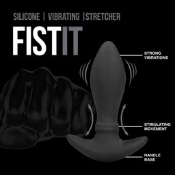 Fist it by shots De ASS - Anale Zelfdoorlatende Stretcher - Zwart (8714273042125)