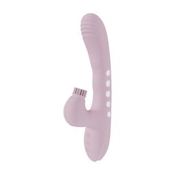 Vive by shots Andria - G-Spot Vibrerende en Tik Clit Stimulator met LED - Roze (8714273030061)