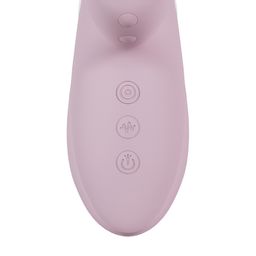 Vive by shots Andria - G-Spot Vibrerende en Tik Clit Stimulator met LED - Roze (8714273030061)
