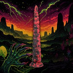Ouch! by shots Infernal Tentacle Demon - Anal Snake - 14.8 / 37,5 cm - Red/Black (8714273024442)