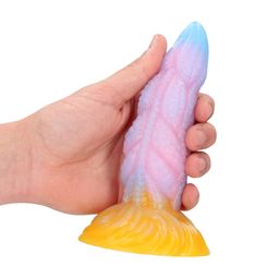 Ouch! by shots Rainbow Stallion - Siliconen Anale Plug - Regenboog (8714273024466)