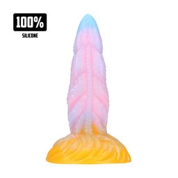Ouch! by shots Rainbow Stallion - Siliconen Anale Plug - Regenboog (8714273024466)