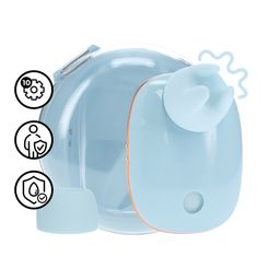 Loveline by shots Dreamsicle - Compact AirTap Vibrator met Twee Hoofdaccessoires - Blauw (8714273059666)