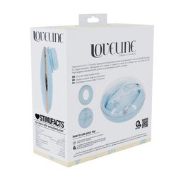 Loveline by shots Dreamsicle - Compact AirTap Vibrator met Twee Hoofdaccessoires - Blauw (8714273059666)