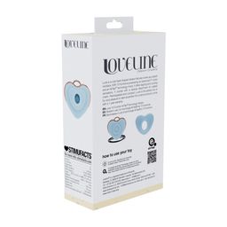 Loveline by shots Luvie - Hartvormige AirTap Vibrator - Blauw (8714273059796)
