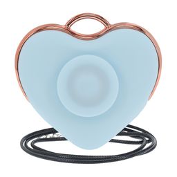 Loveline by shots Luvie - Hartvormige AirTap Vibrator - Blauw (8714273059796)