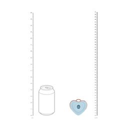 Loveline by shots Luvie - Hartvormige AirTap Vibrator - Blauw (8714273059796)