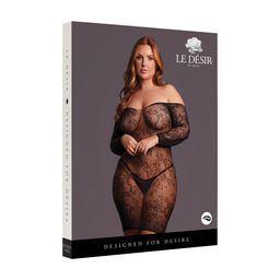 Le désir by shots Matilda - Lace Mini Dress - Queen Size - Black (8714273020895)