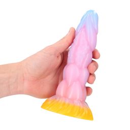 Ouch! by shots Rainbow Canine - Siliconen Anale Plug - Rainbow (8714273024473)