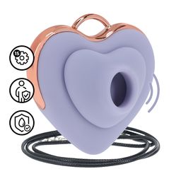 Loveline by shots Luvie - Hartvormige AirTap Vibrator - Lavendel (8714273059802)
