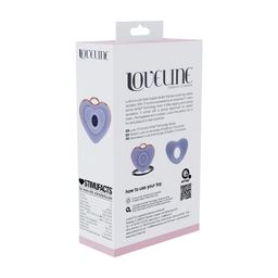 Loveline by shots Luvie - Hartvormige AirTap Vibrator - Lavendel (8714273059802)