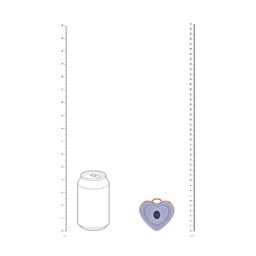 Loveline by shots Luvie - Hartvormige AirTap Vibrator - Lavendel (8714273059802)
