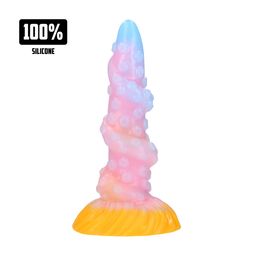 Ouch! by shots Rainbow Kraken - Siliconen Anale Plug - Regenboog (8714273024459)