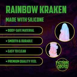Ouch! by shots Rainbow Kraken - Siliconen Anale Plug - Regenboog (8714273024459)