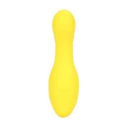 Loveline by shots Mini Gebogen Tip Vibrator - Flirty Banana (8714273024725)