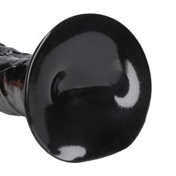Ouch! by shots Double Titan - Realistic Double Dildo - 24,5 cm - Black (8714273017499)