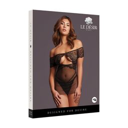 Le désir by shots Olympia - Babydoll - One Size - Black (8714273020765)