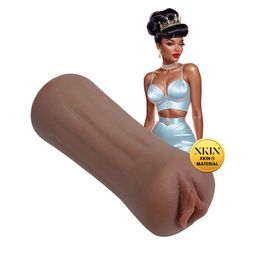 Xkin by shots Pinup Dolls - Schoonheidskoningin Lulu Liplust - TPE Kleine Masturbator - 127g - Bruin (8714273028617)