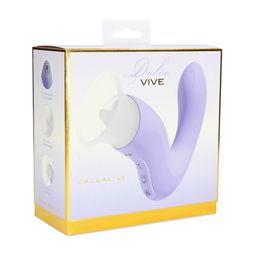 Vive by shots CallaLily - G-Spot Tap Vulva Borstzuiger en Tong Stimulator - Lavendel (8714273030085)