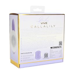 Vive by shots CallaLily - G-Spot Tap Vulva Borstzuiger en Tong Stimulator - Lavendel (8714273030085)