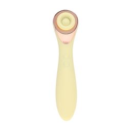 Loveline by shots Darling - AirTap Wand Vibrator met Vijf Koppen Accessoires - Geel (8714273060167)